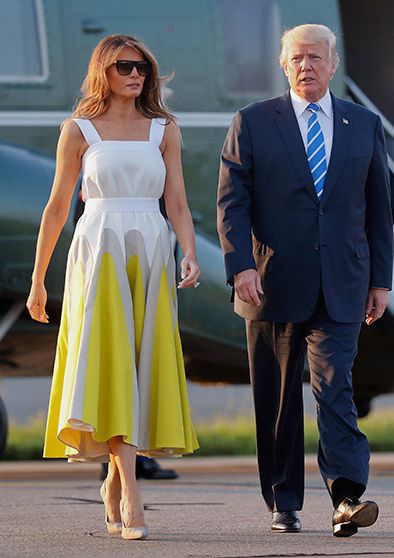 melania trump delpozo amarillo