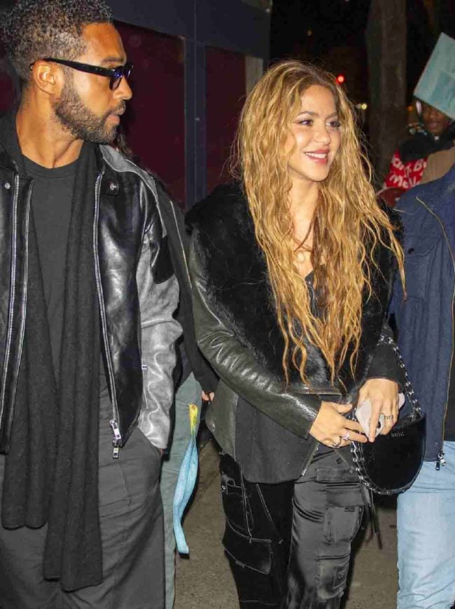 Shakira y Lucien Laviscount