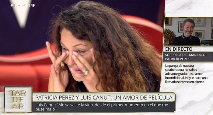 Luis Canut sorprende a Patricia Pérez en pleno directo: 'Me salvaste la vida'