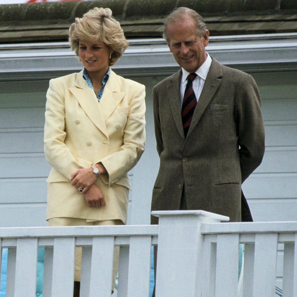 Princess Diana and Prince Philip in Windsor