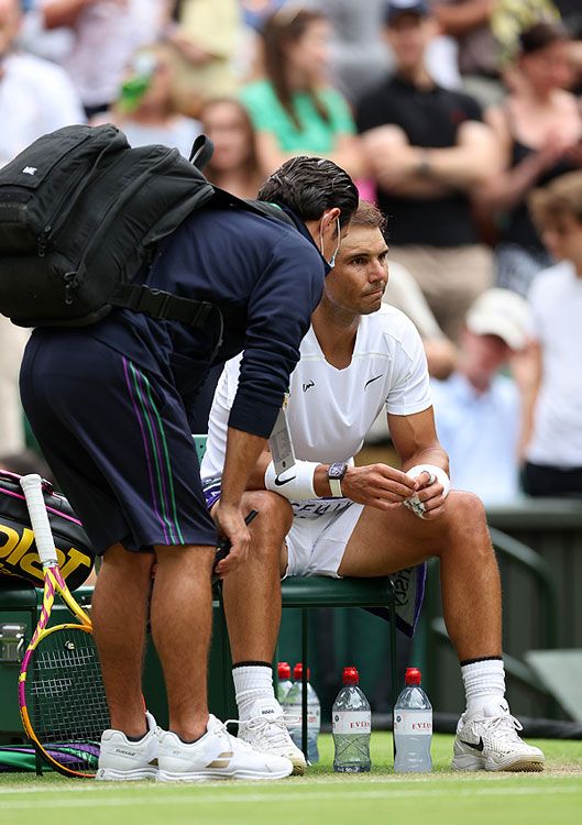 Rafa Nadal: su problema de salud en Wimbledon