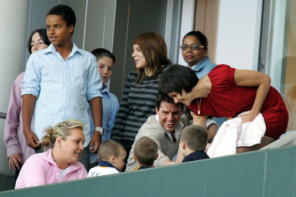 Tom Cruise, Katie Holmes y los hijos de David y Victoria Beckham 