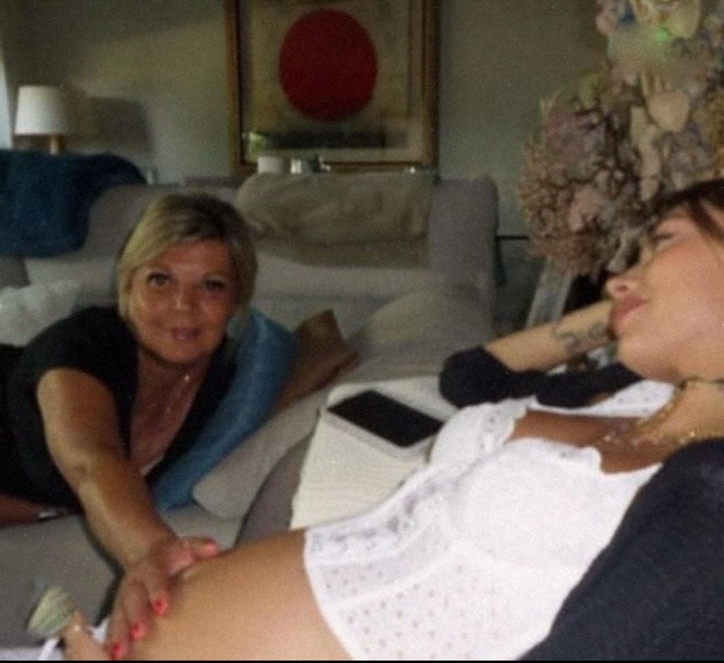 The most tender image of Terelu Campos and her daughter in the final stretch of her pregnancy