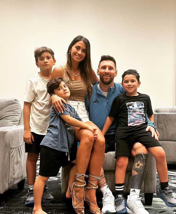 Familia de Leo Messi 