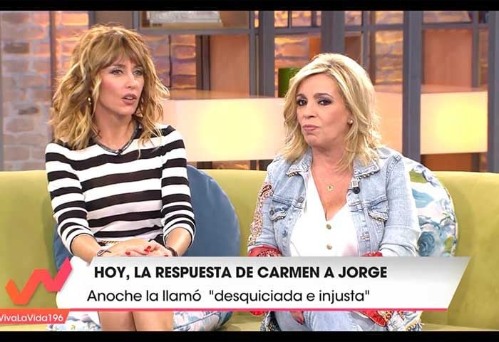 Carmen Borrego con Emma García en Viva la vida