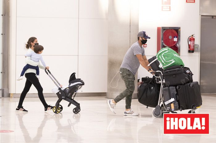 Ana Boyer y Fernando Verdasco con sus hijos