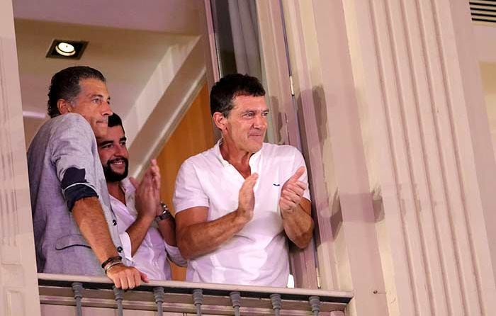 Antonio Banderas, el mayor fan de su pareja Nicole Kimpel y su hermana Bárbara