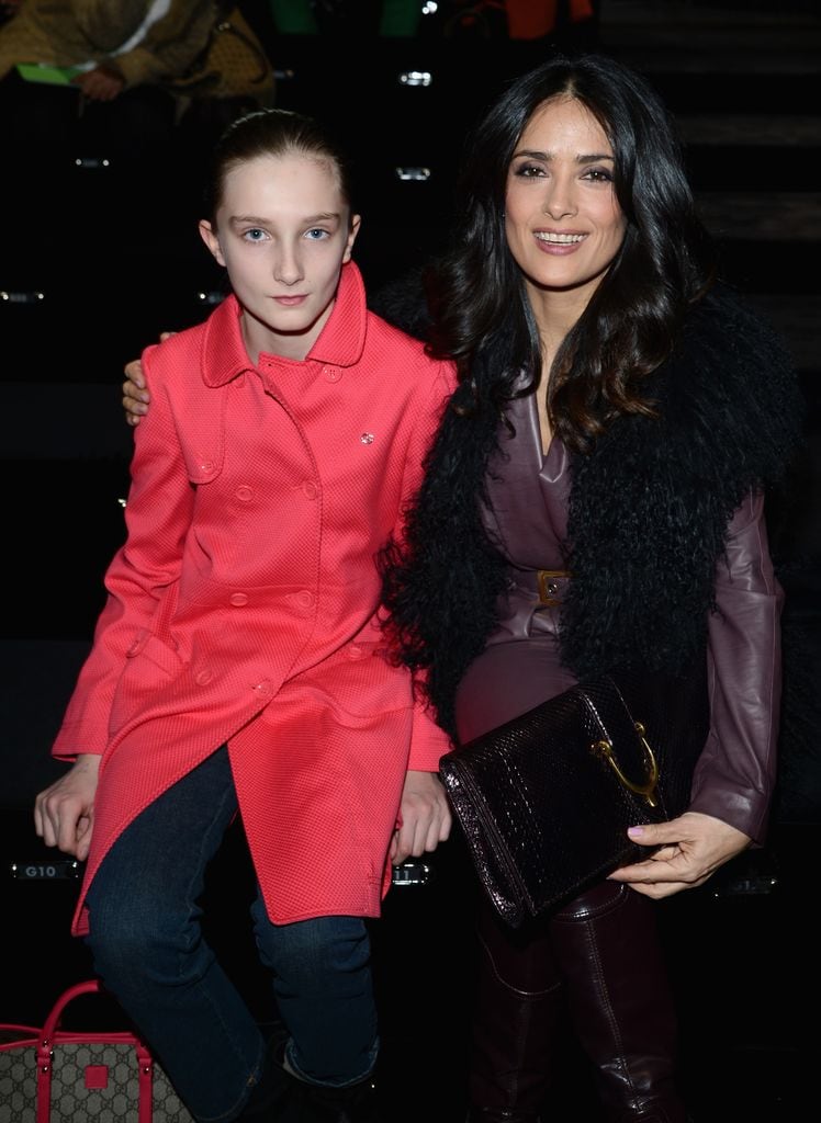 Mathilde Pinault y Salma Hayek