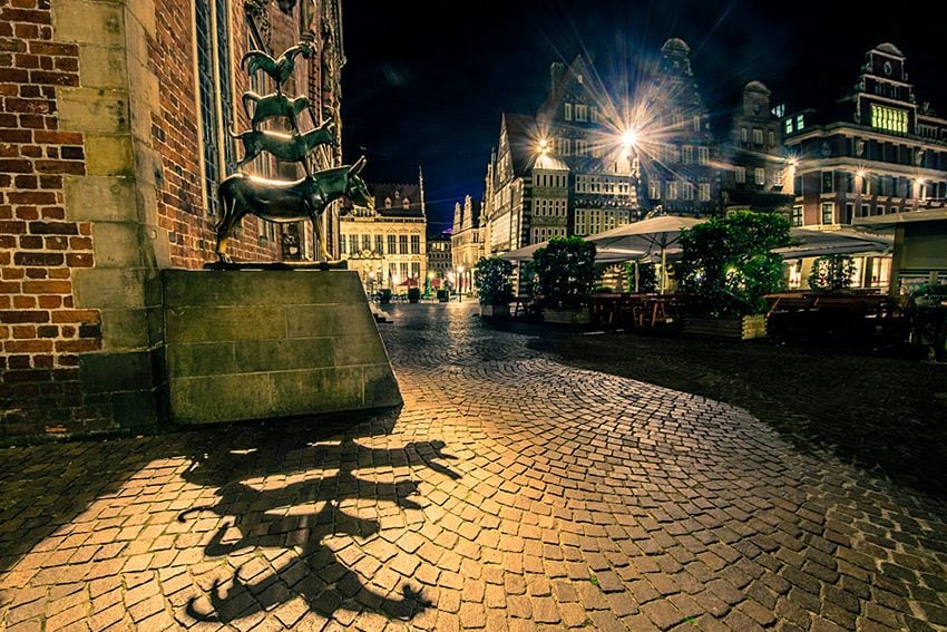 Estatua de los músicos de Bremen