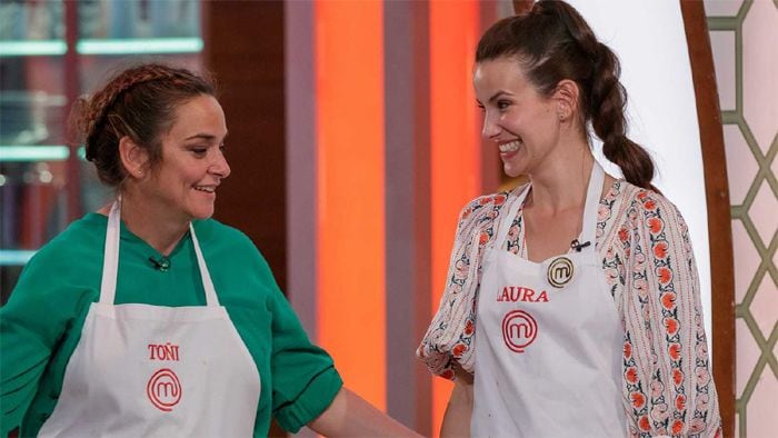 Laura Londoño y Toñi Moreno en MasterChef celebrity