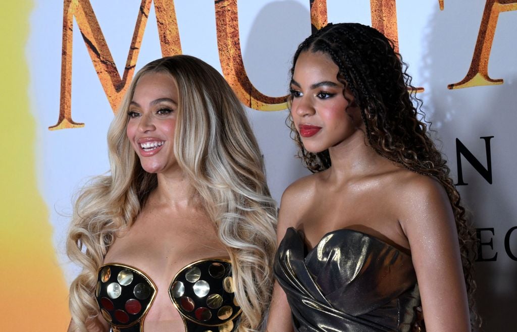 Beyoncé Knowles y su hija Blue Ivy Carter ponen voz a los personajes de Nala y Kiara en el filme 'Mufasa: El Rey León'