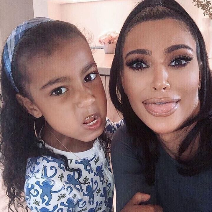 Kim Kardashian y su hija North West