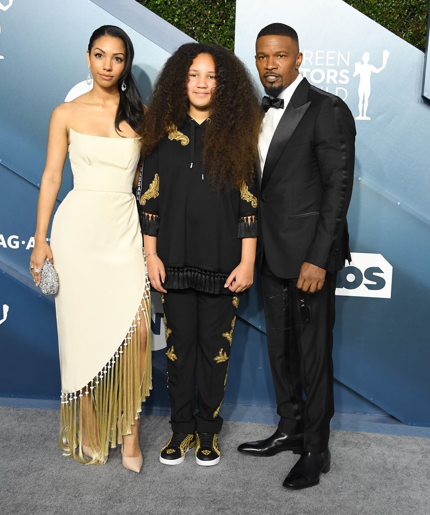 Jamie Foxx con sus hijas, en una imagen de archivo