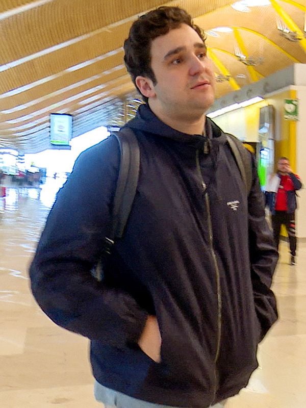 Felipe de Marichalar en el aeropuerto de Barajas