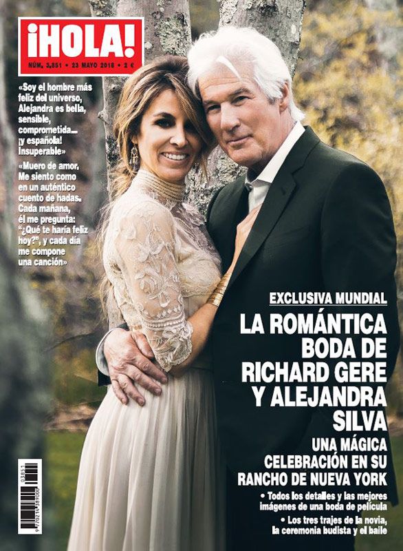 La romántica boda de Richard Gere y Alejandra Silva en ¡HOLA!