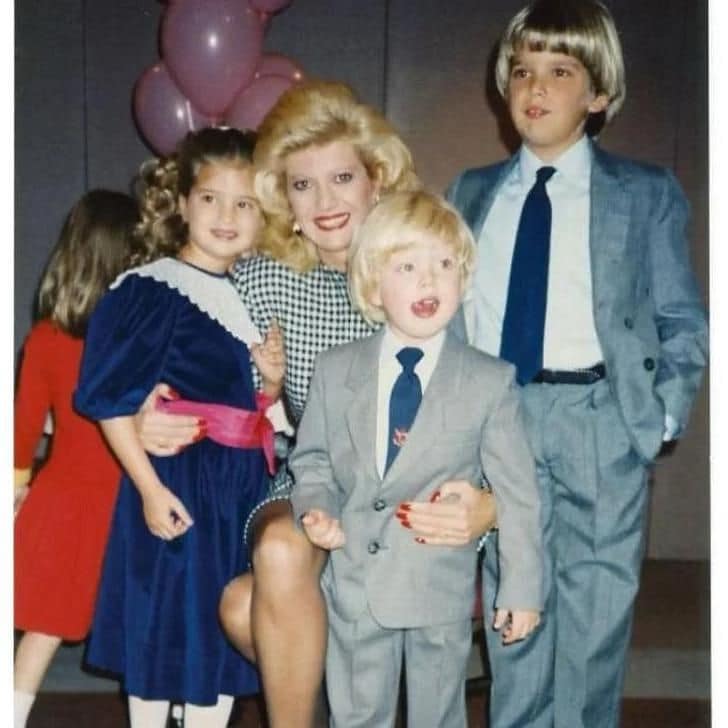 Ivana Trump y sus hijos