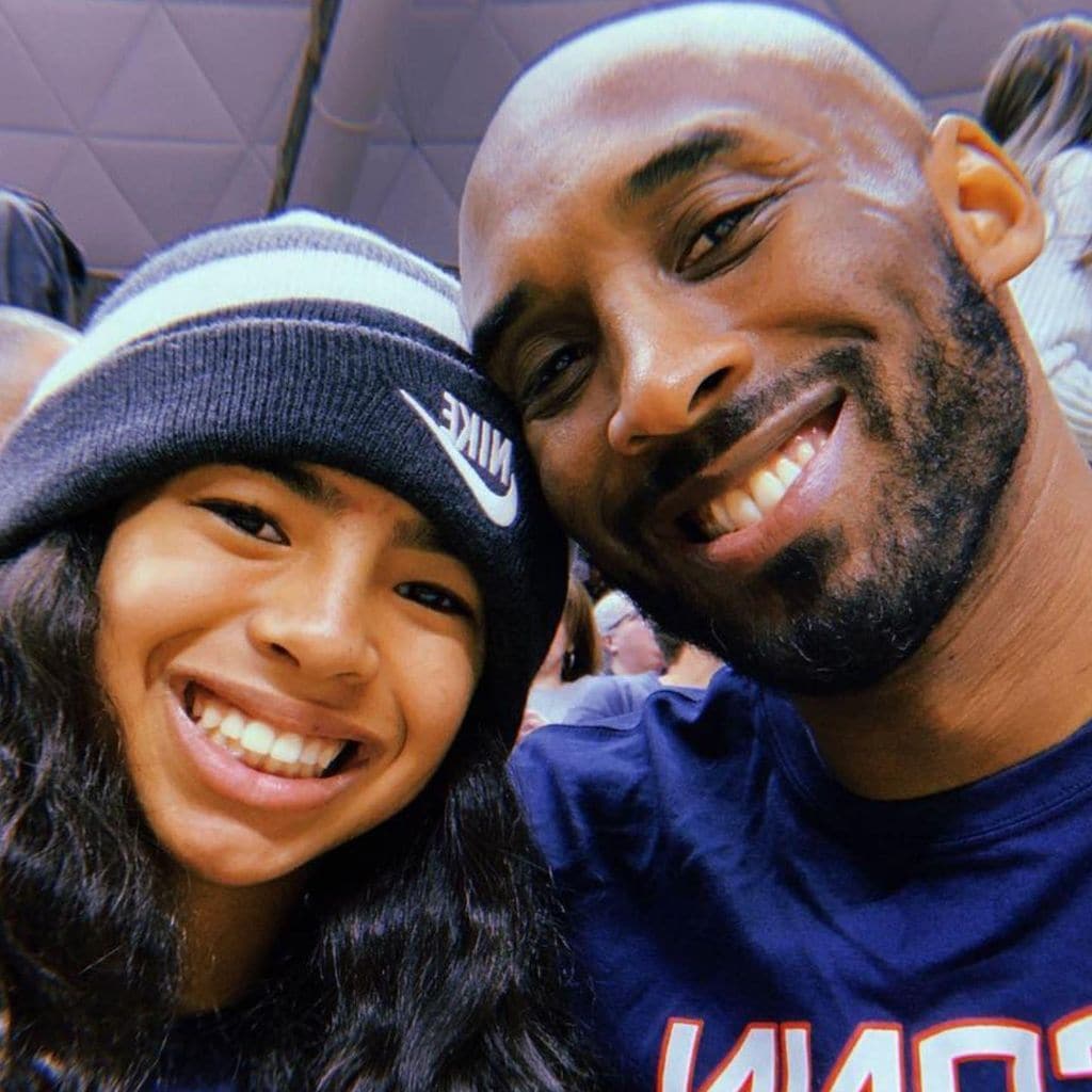 gianna and kobe bryant visit uconn basketball