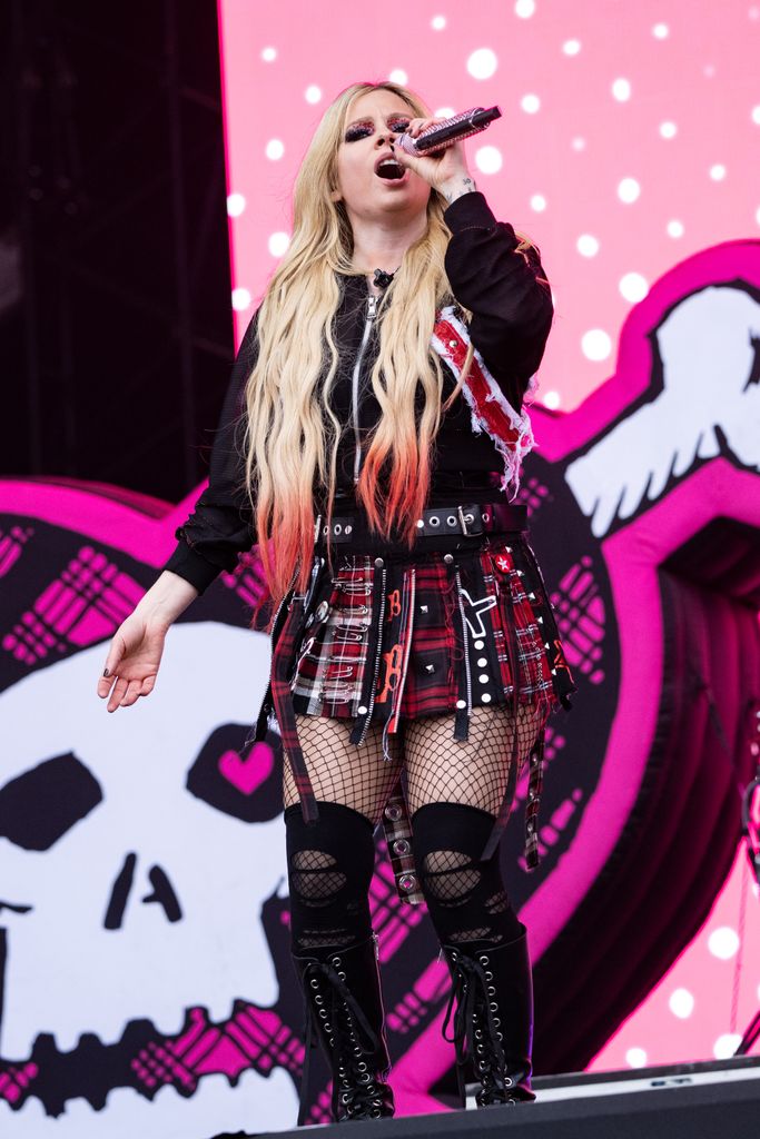 Avril Lavigne en Glastonbury 