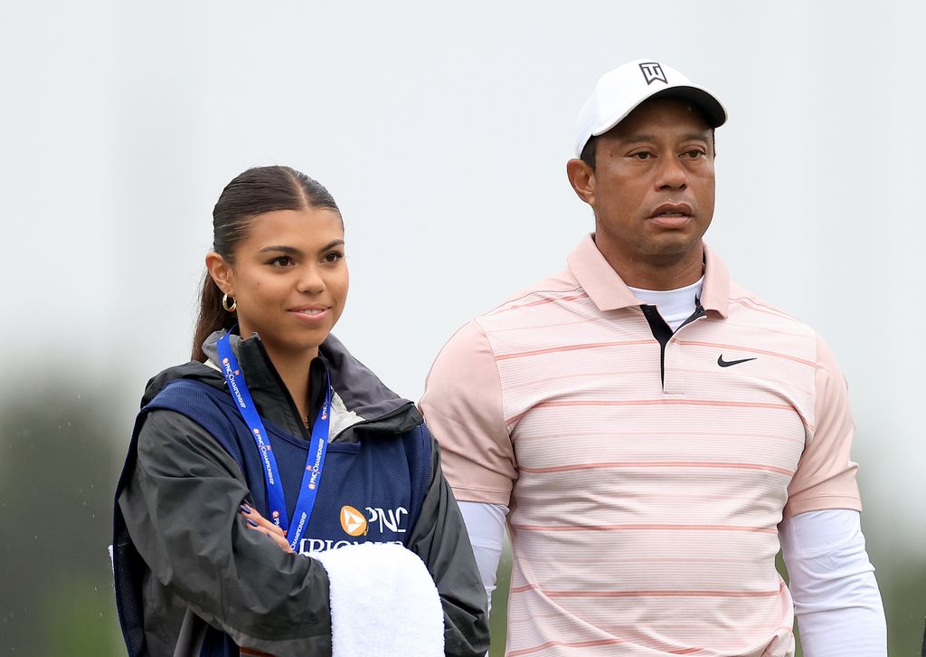 Sam, daughter of Tiger Woods, is a passionate about football 