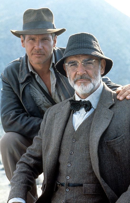 Harrison Ford y Sean Connery en 'Indiana Jones y la última cruzada'