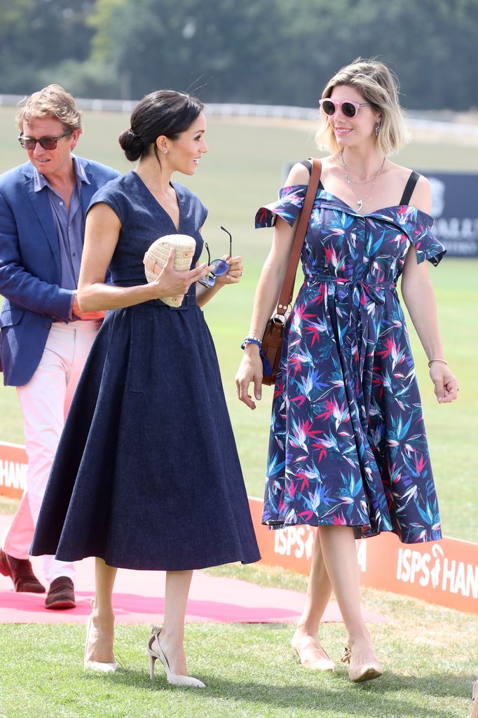 Meghan Duchess y Delfina Figueras se conocieron gracias a que sus esposos juegan Polo juntos.