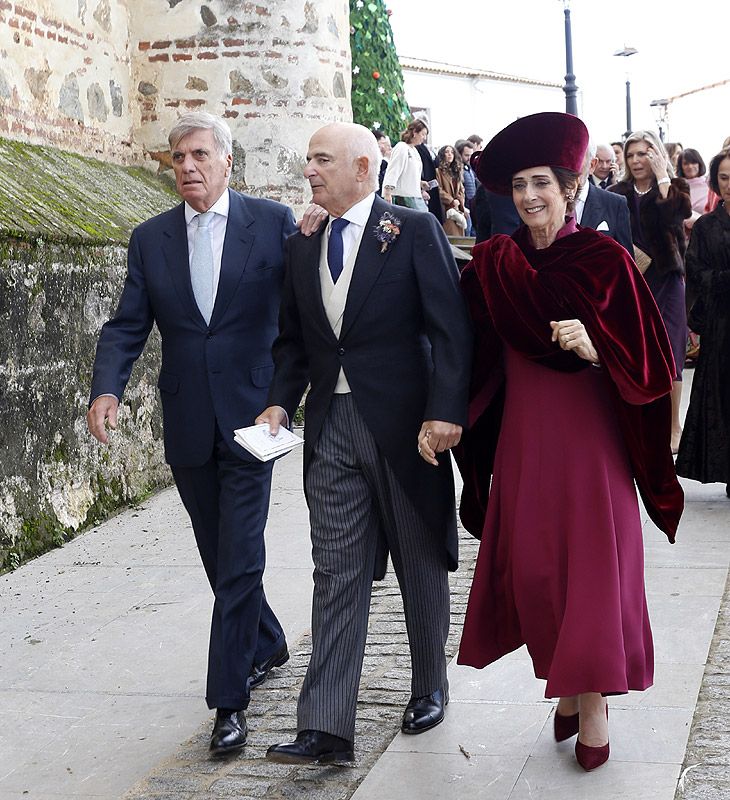 patricia o'shea y jaime castellanos en la boda de su hija maría