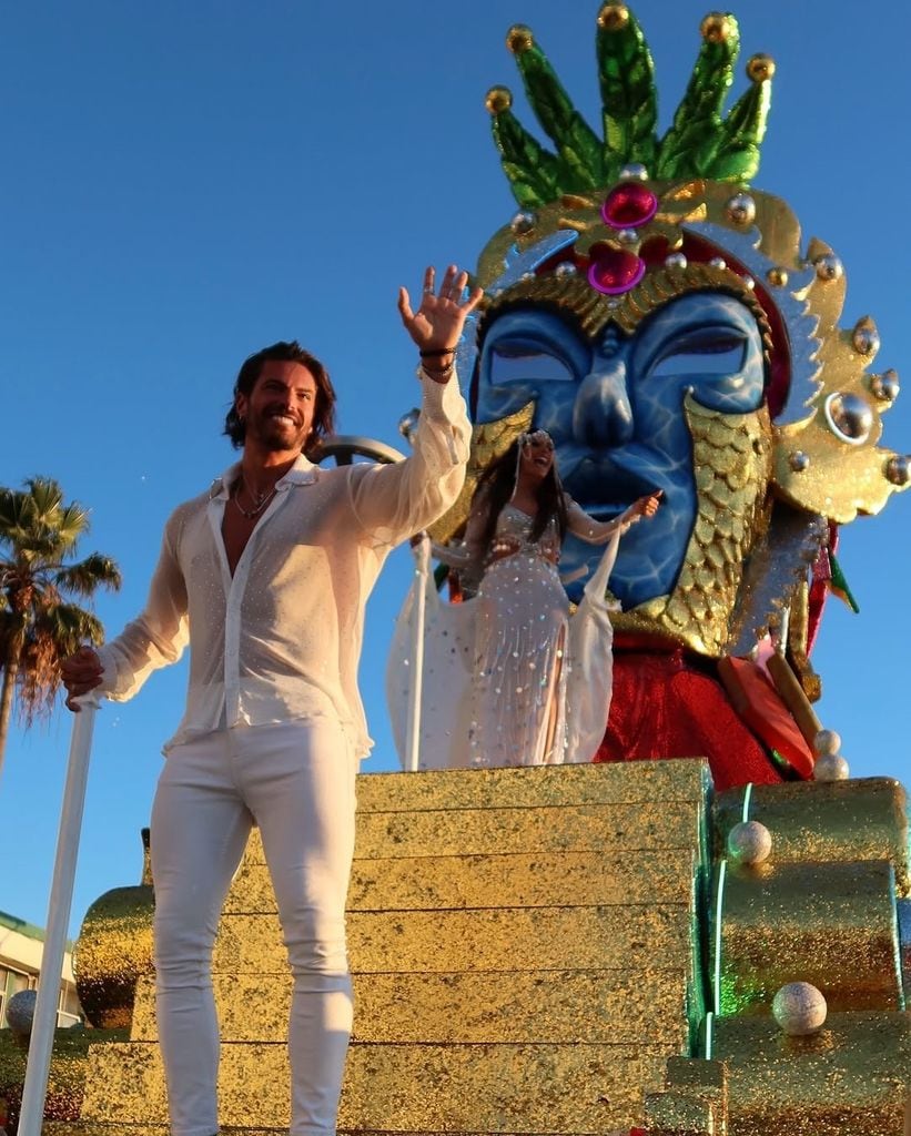 Por primera vez, Galilea Montijo e Isaac Moreno participaron juntos en un carnaval.