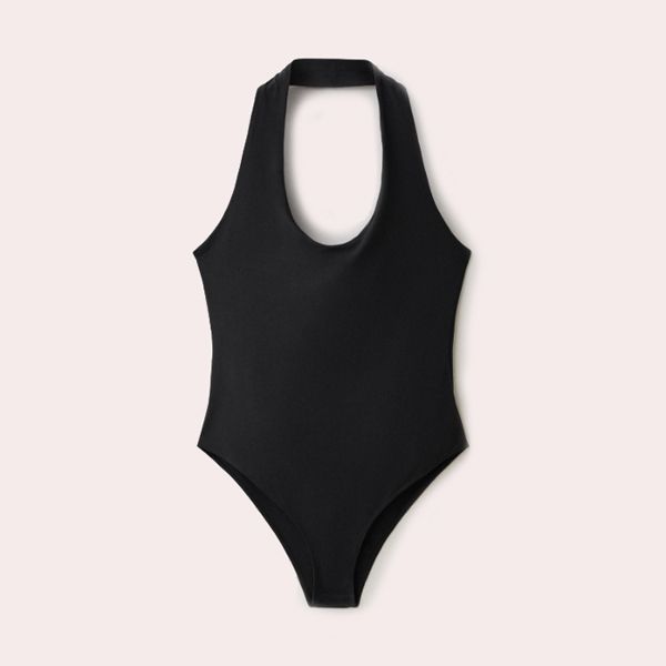 Body halter espalda abierta