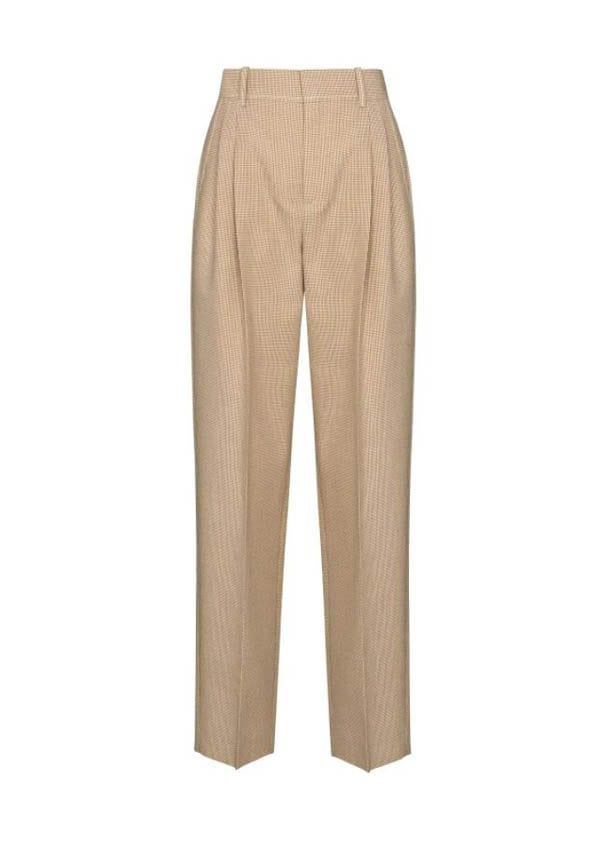 pantalones camel pinza chloe rebajas