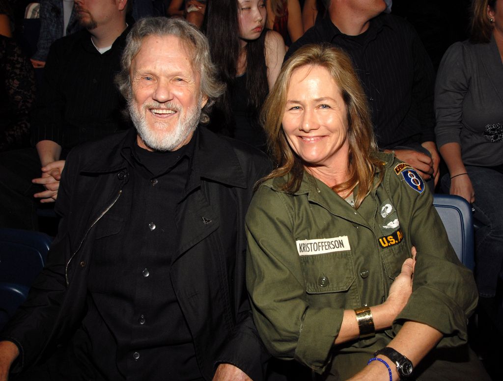 Kris Kristofferson y su  mujer Lisa Meyers