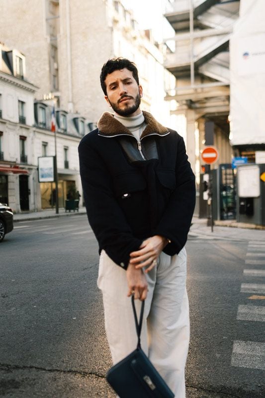 Sebastián Yatra en la Semana de la Moda de París