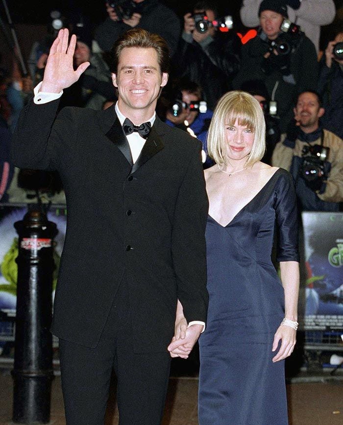 Jim Carrey con Renée Zellweger