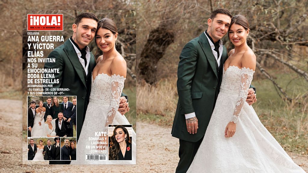 Ana Guerra y Víctor Elías en su boda