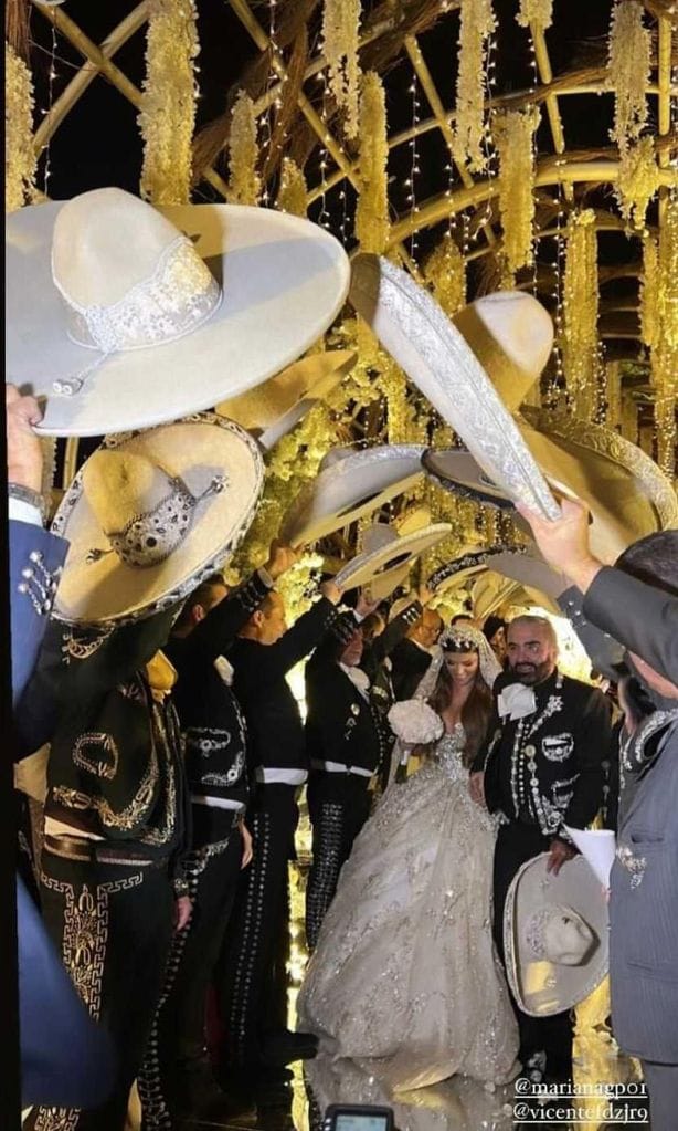 Boda de Vicente Fernández Junior