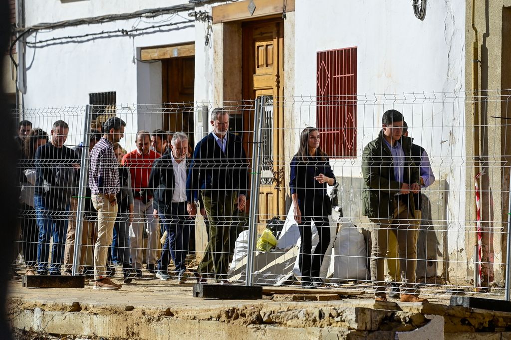 Los reyes Felipe y Letizia en Chiva