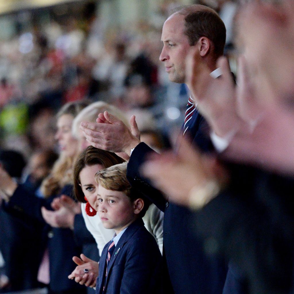 prince william attended the uefa euro 2020 final on july 11 with the duchess of cambridge and prince george