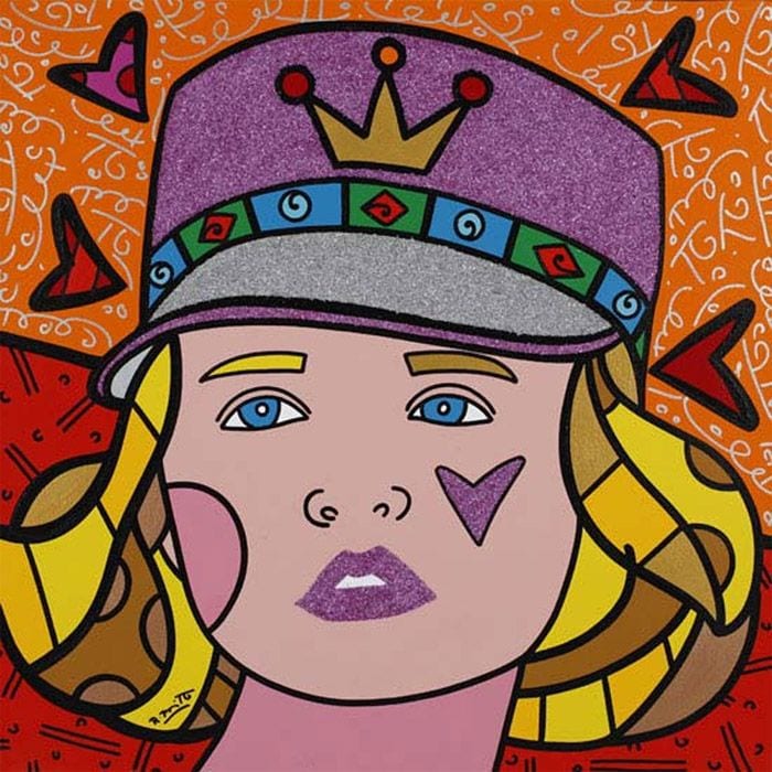 Leonor de Borbón ya tiene su retrato de Romero Britto