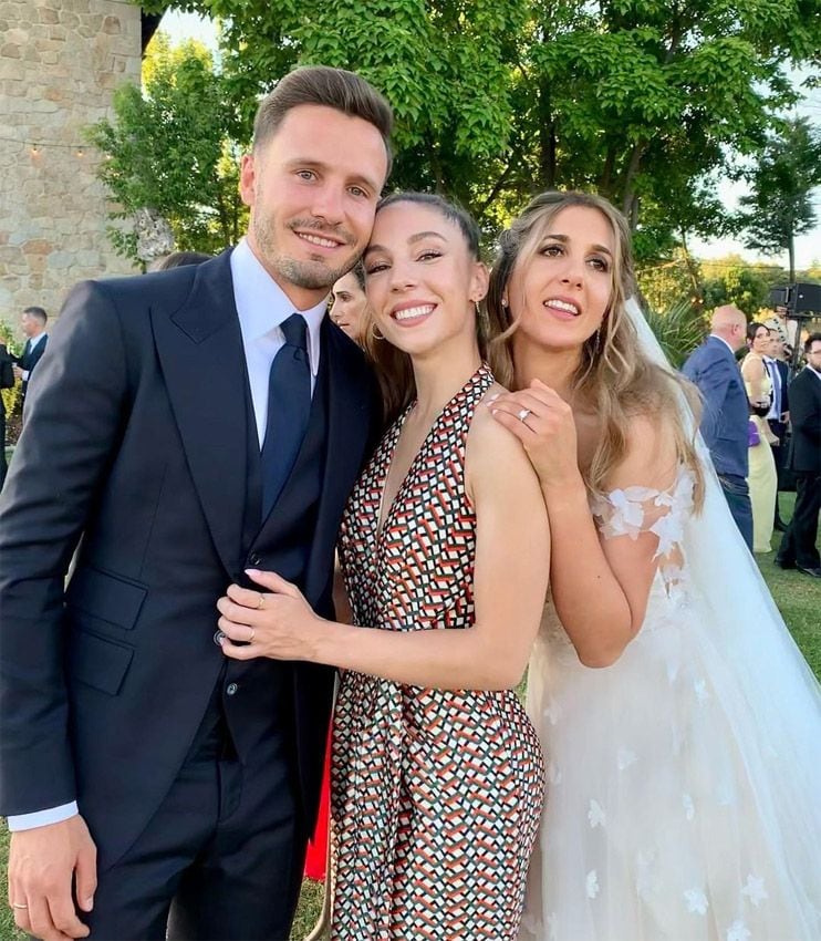 La boda del futbolista Saúl Ñíguez