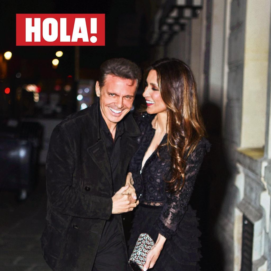 Paloma Cuevas y Luis Miguel en París