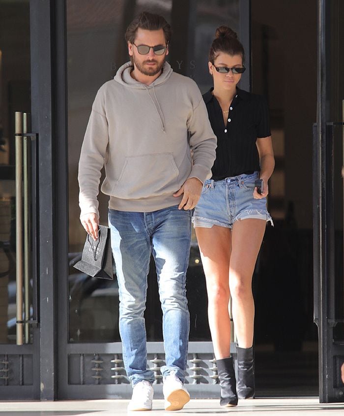 Sofía Richie y Scott Disick