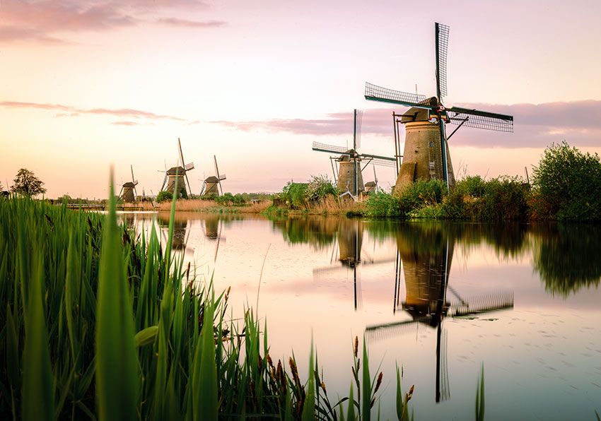 Holanda_molinos de Kinderdijk