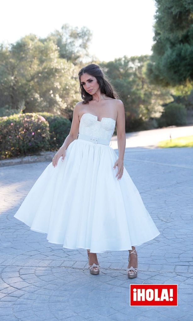 Elena Furiase: segundo vestido de novia