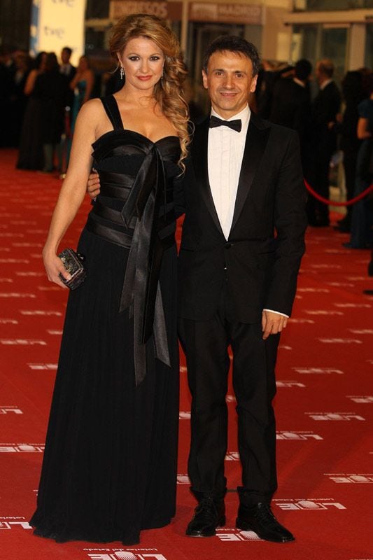 José Mota y su mujer, Patricia Rivas, en los Premios Goya 2012
