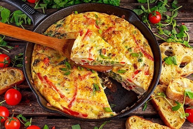 Frittata, Italia