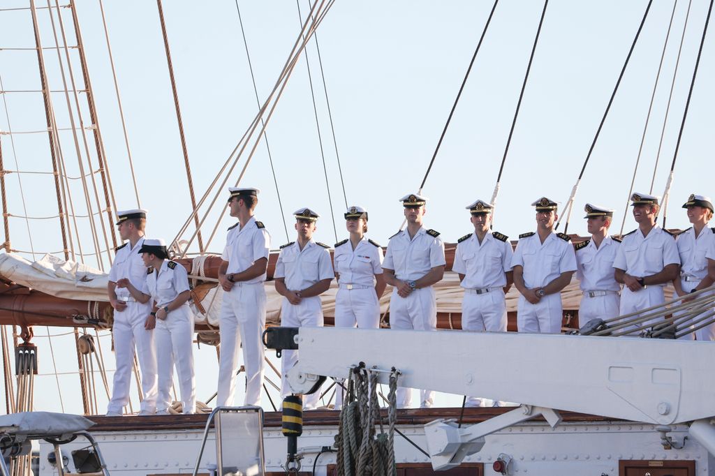 LA PRINCESA LEONOR LLEGA A LAS PALMAS TRAS SU TRAVESÍA EN EL BUQUE JUAN SEBASTIAN ELCANO