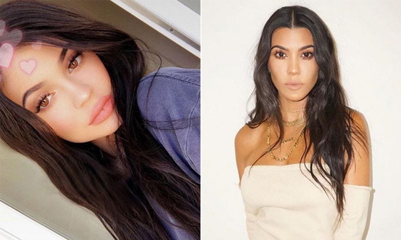 Las ondas relajadas de Kylie Jenner y Kourtney Kardashian