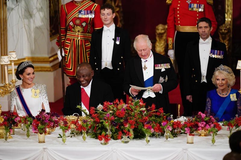 Cena en el Palacio de Buckingham