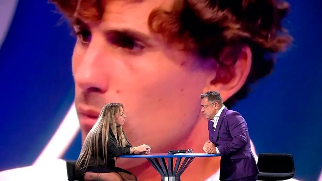 Maite, concursante de Gran Hermano, con Jorge Javier Vázquez, octubre 2024