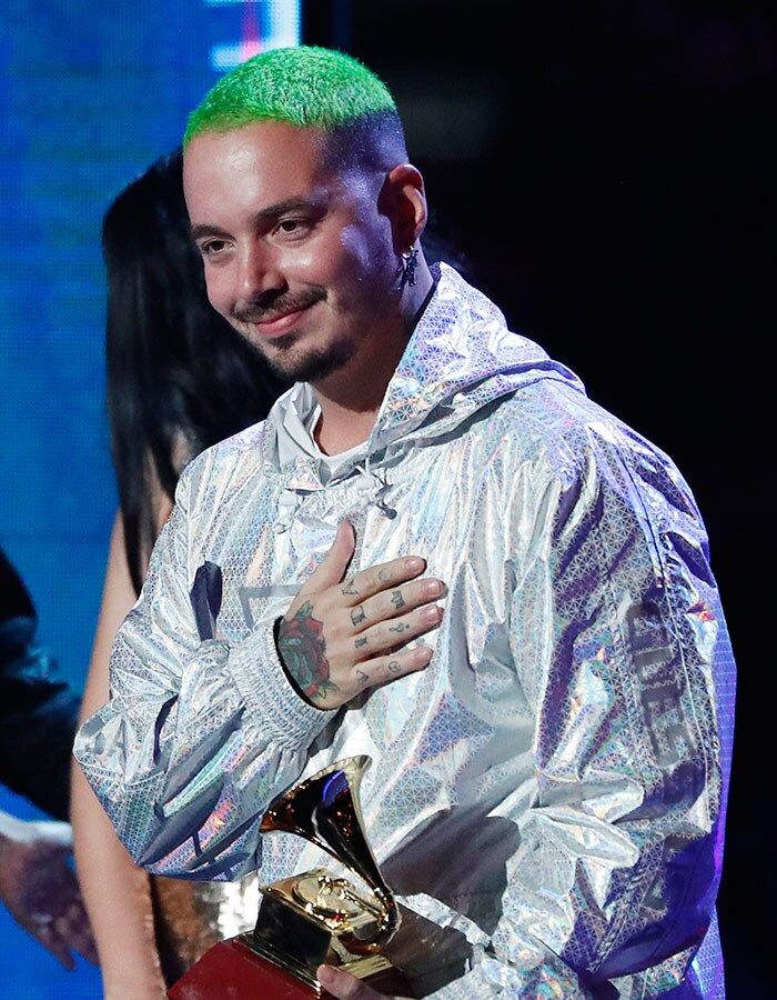 JBalvin en una entrega de premios