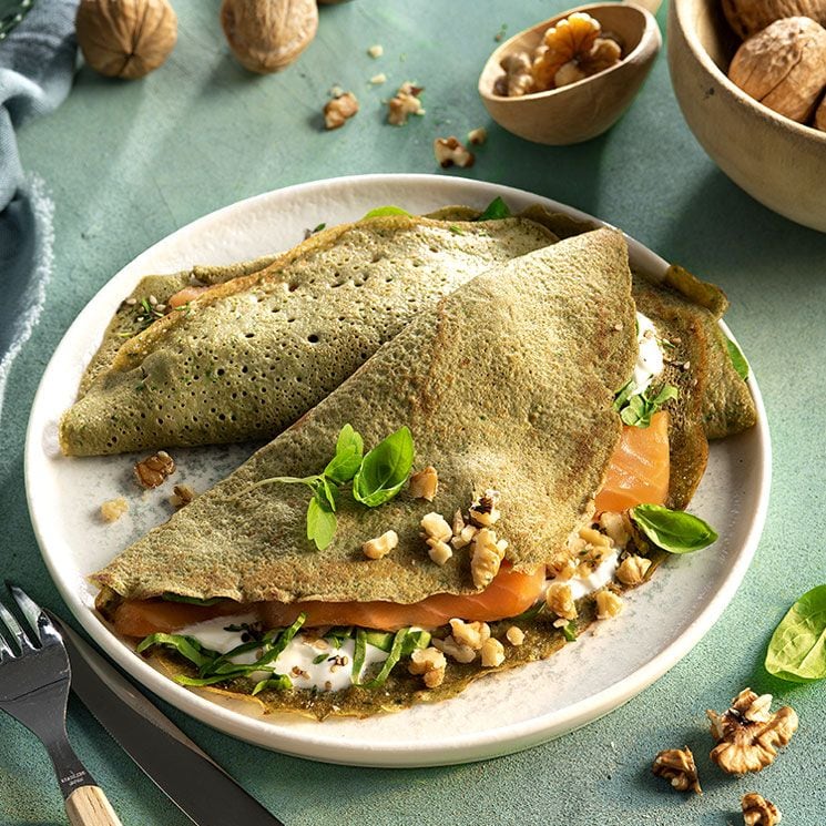 crepes espincac nueces